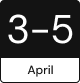 April 3-5