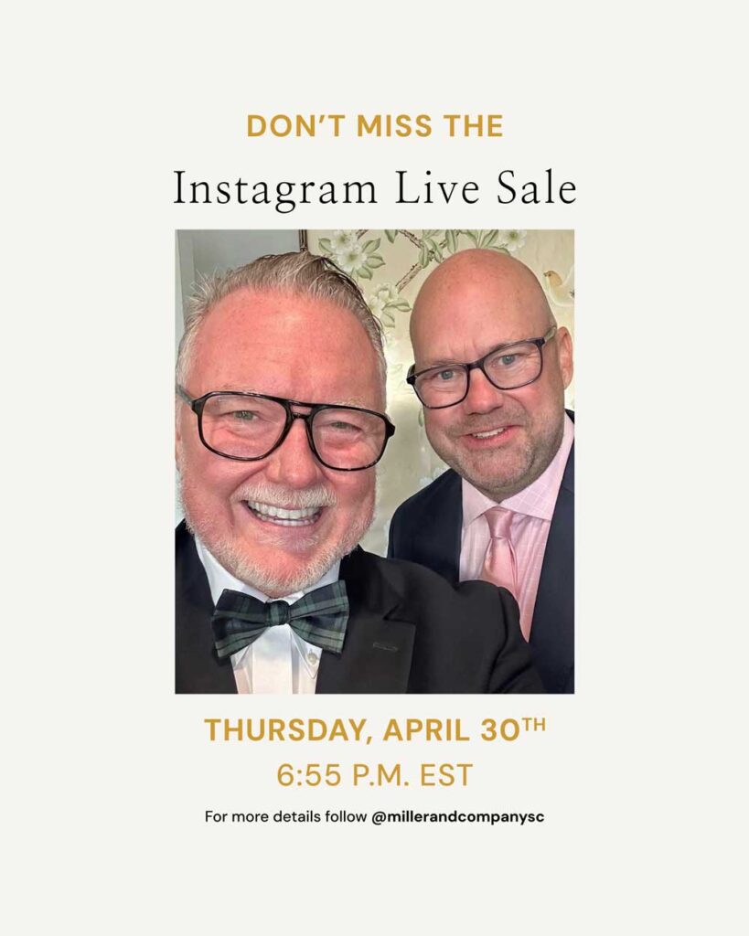 Miller and Company Instagram Live Sale